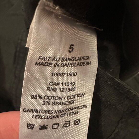 GARAGE WOMENS BLACK FLARE CARGO PANTS SIZE 5 NEW - Picture 10 of 12